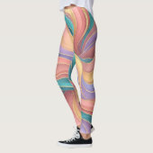 Leggings Abstrait vibrant (Gauche)