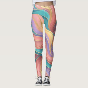 Leggings Abstrait vibrant