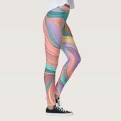 Leggings Abstrait vibrant (Droite)