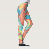Leggings Abstrait vibrant (Droite)