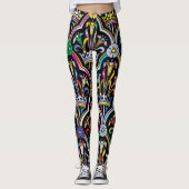 Leggings Abstrait | Zazzle_Growshop. (Devant)