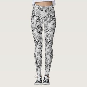 Leggings Abstraite brosse à éclat moderne style fashionab