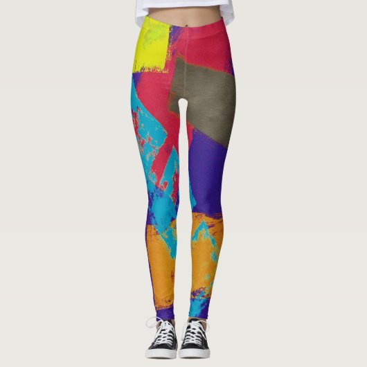 Leggings Abstraits (Devant)
