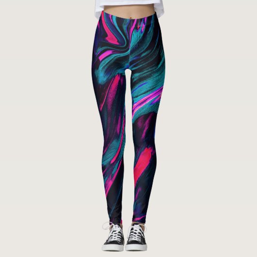 Leggings Abstraits (Devant)