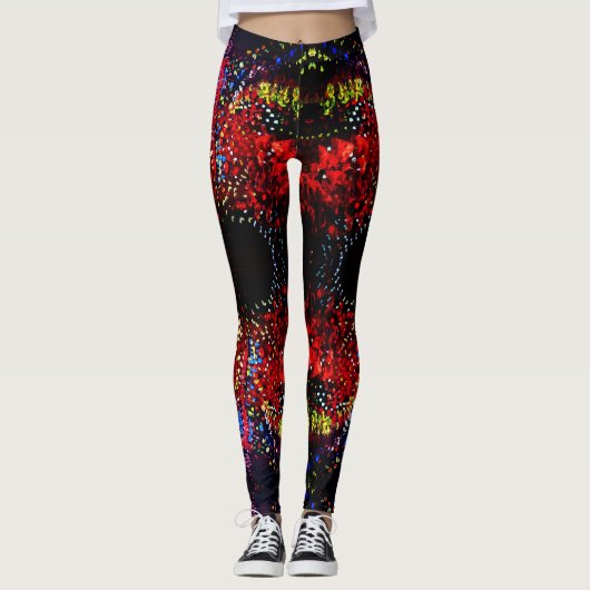 Leggings Abstraits (Devant)