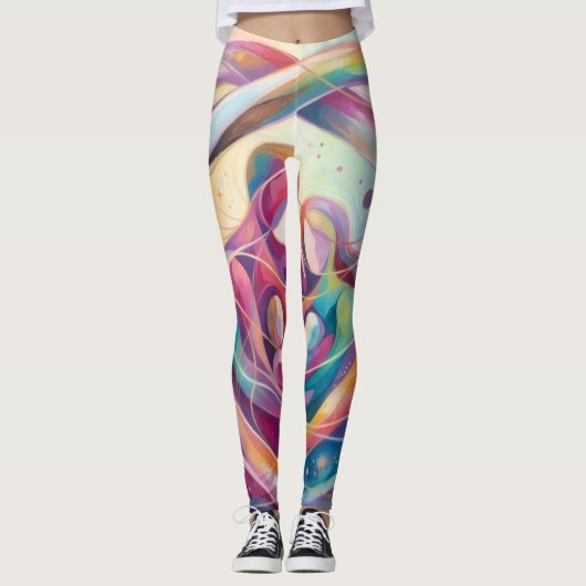 Leggings Abstraits (Devant)