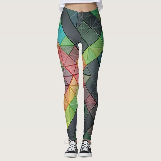 Leggings Abstraits (Devant)