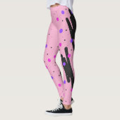 Leggings Abstraits à points Polka (Gauche)