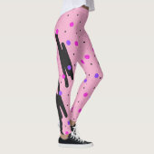 Leggings Abstraits à points Polka (Droite)