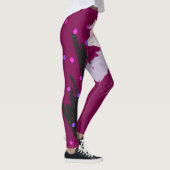 Leggings Abstraits à points Polka (Droite)