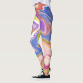 Leggings Abstraits aquarelles (Gauche)