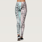 Leggings Abstraits, arbres (Dos)