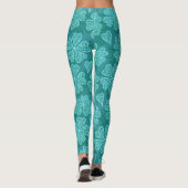 Leggings Abstraits Clovers Motif St Patrick's Day (Dos)
