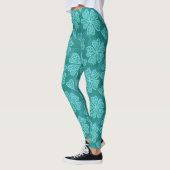 Leggings Abstraits Clovers Motif St Patrick's Day (Gauche)