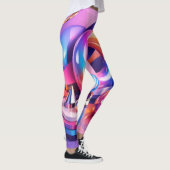 Leggings abstraits Color Burst (Droite)