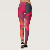 Leggings Abstraits Colorés (Dos)