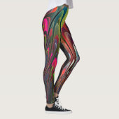 Leggings Abstraits colorés (Droite)