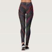 Leggings Abstraits colorés (Dos)