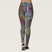 Leggings Abstraits colorés "Carrés" (Dos)