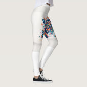 Leggings abstraits colorés pour femmes (Droite)