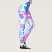 Leggings Abstraits de Géométrie Minimaliste Minima (Droite)