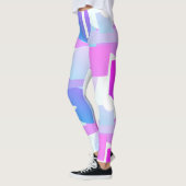 Leggings Abstraits de Géométrie Minimaliste Minima (Gauche)