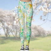 Leggings Abstraits floraux