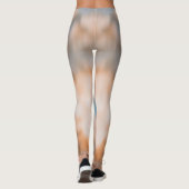Leggings Abstraits Floraux Beige (Dos)