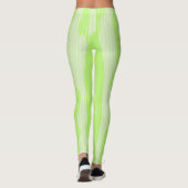 Leggings Abstraits inspirés par le camo néon vert (Dos)