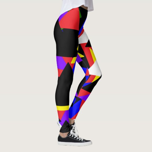 Leggings Abstraits multicolores (Droite)
