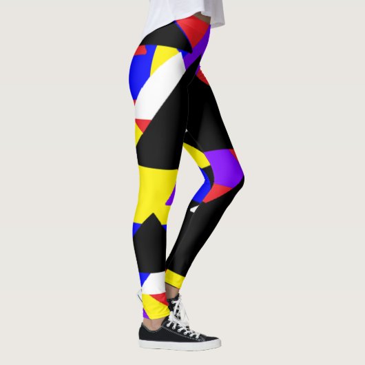 Leggings Abstraits multicolores (Droite)