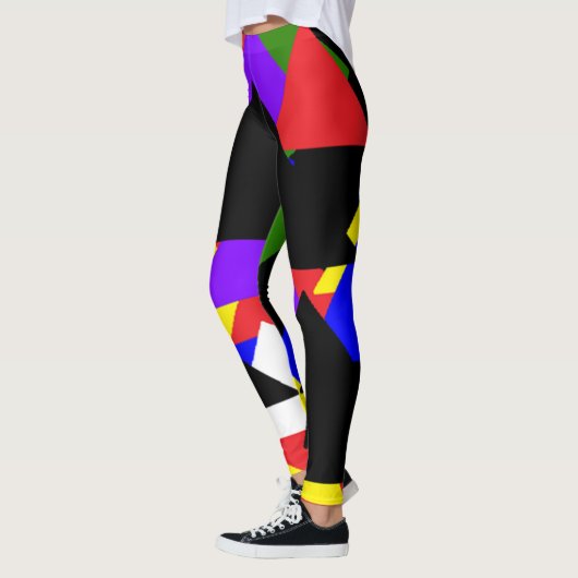 Leggings Abstraits multicolores (Gauche)