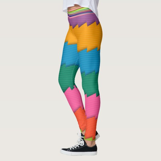 Leggings Abstraits multicolores (Gauche)