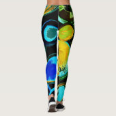 Leggings Abstraits multicolores (Dos)
