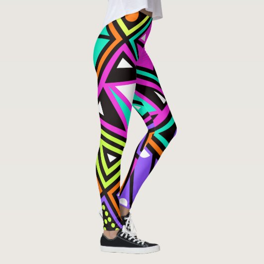 leggings abstraits néon (Droite)