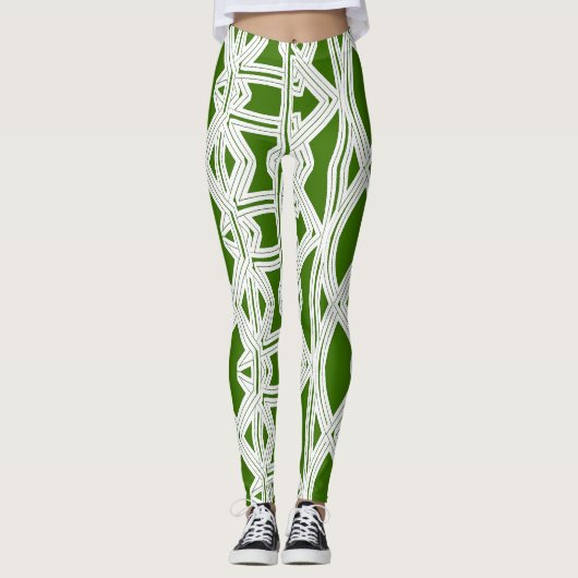 Leggings abstraits "Ratti_Creative_Arts" (Devant)
