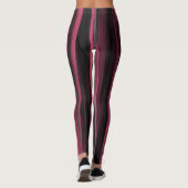 Leggings abstraits roses et gris (Dos)