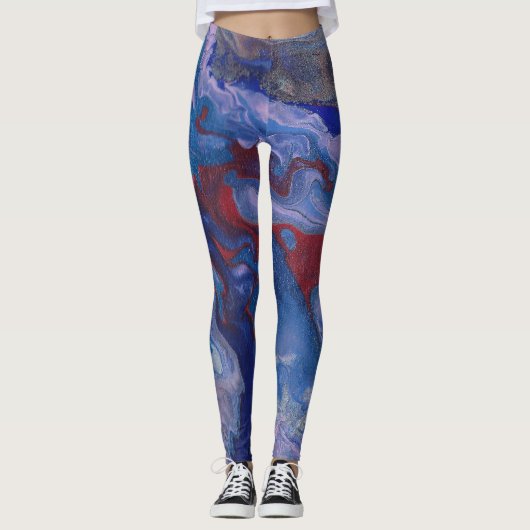 Leggings Abstraits Vape (Devant)