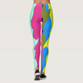 Leggings abstraits vintages "Ratti_Creative_Arts" (Dos)
