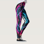 leggings abstraits violets (Droite)