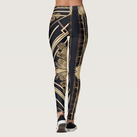 Leggings Acanthe dorée (Dos)