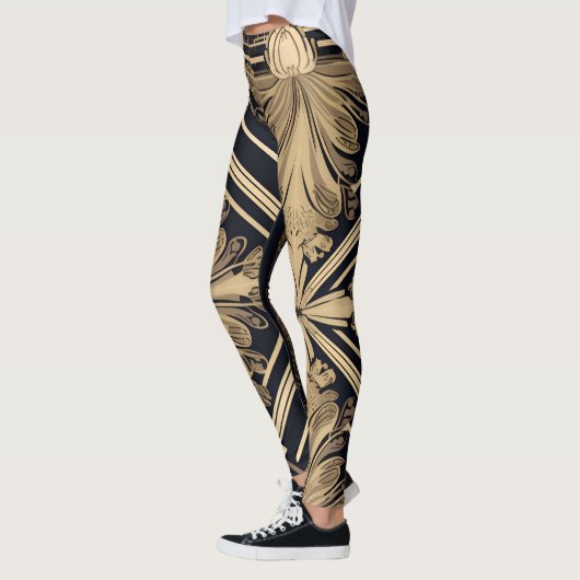 Leggings Acanthe dorée (Gauche)
