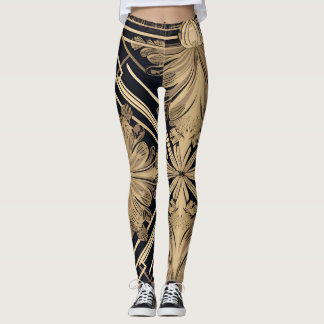 Leggings Acanthe dorée