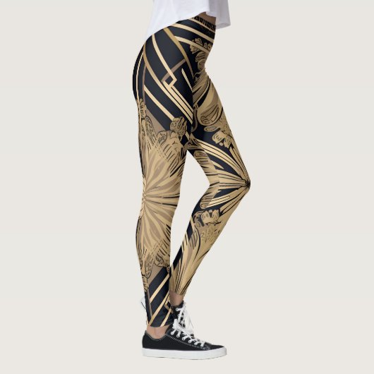 Leggings Acanthe dorée (Droite)
