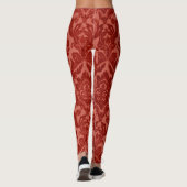 Leggings Acanthe rouge (Dos)