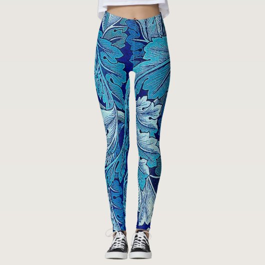 Leggings Acanthus Blue, William Morris (Devant)