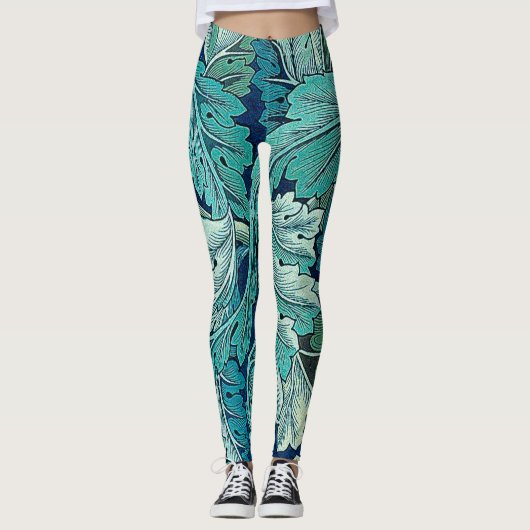 Leggings Acanthus Green, William Morris (Devant)
