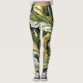 Leggings Acanthus, le motif populaire William Morris, (Devant)