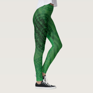 Leggings Acceptation   Médaillons de méditation verte