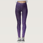 Leggings Acceptation | Motif Boho violet écectique (Devant)
